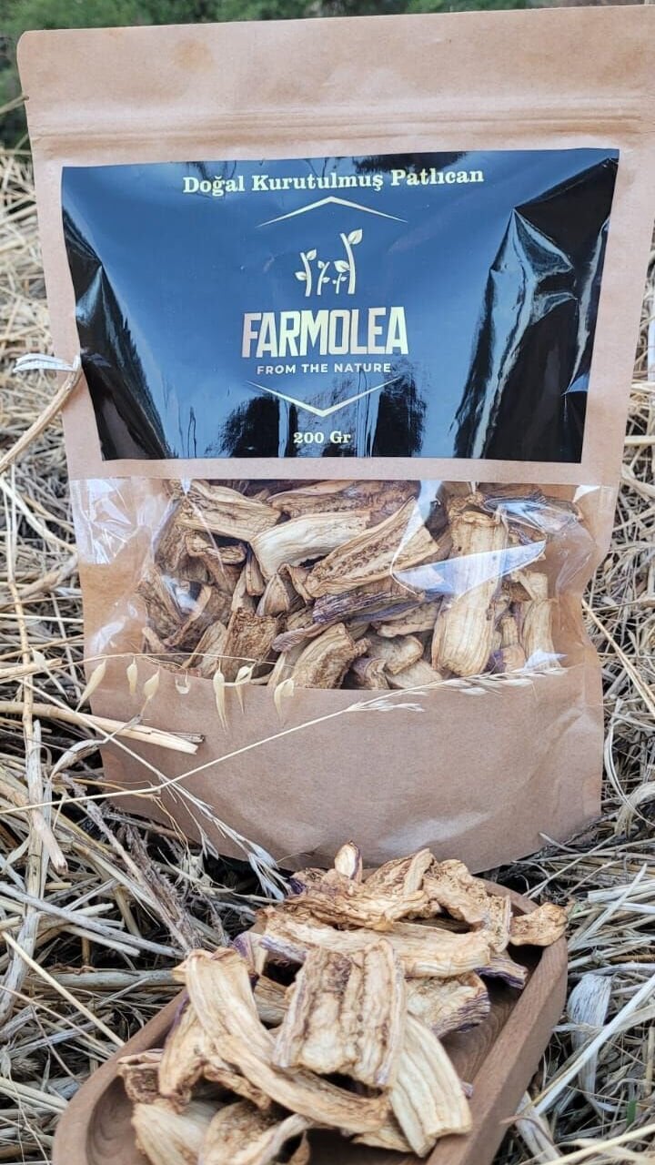 Doğal Kurutulmuş Patlıcan 200 Gr